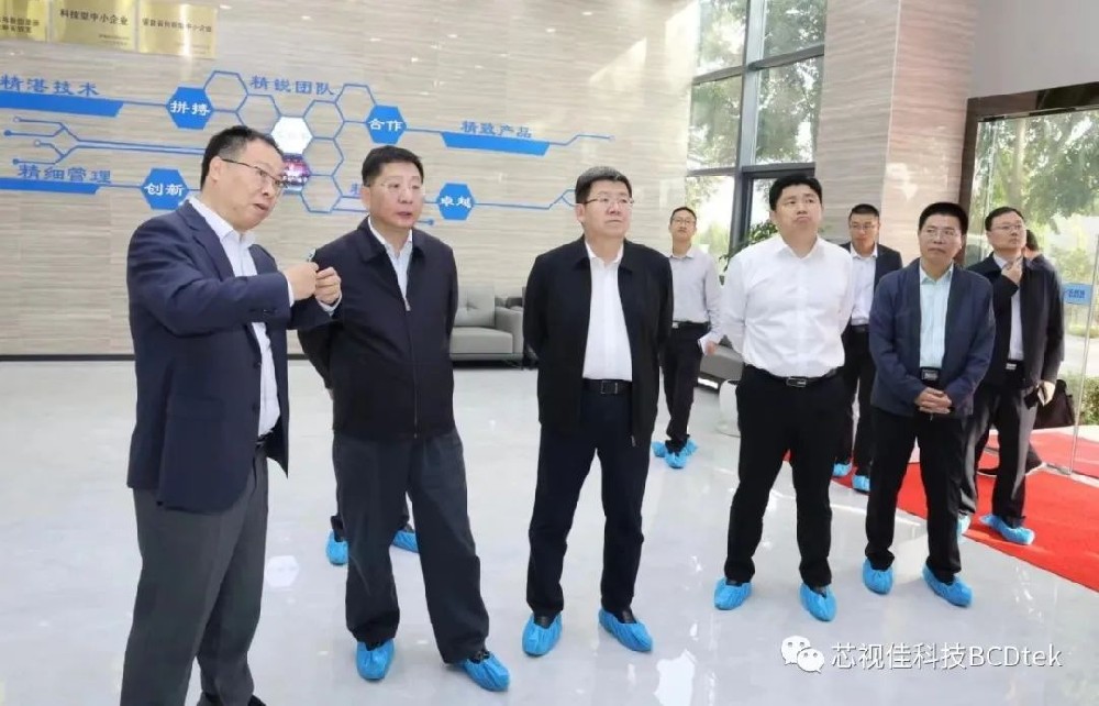 省人大常委會(huì)副主任魏曉明一行蒞臨安徽芯視佳調(diào)研指導(dǎo)工作